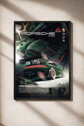 Porsche 911 GT3 RS Manthey Kit Wall Art Poster | Performance Racing Print