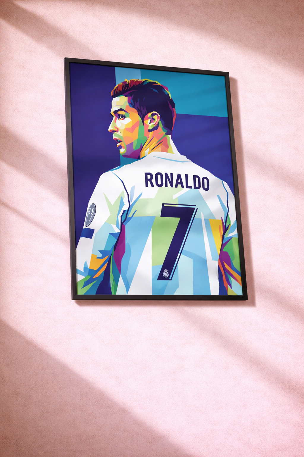 Cristiano Ronaldo Wall Art Poster | CR7 Pop Art Football Print