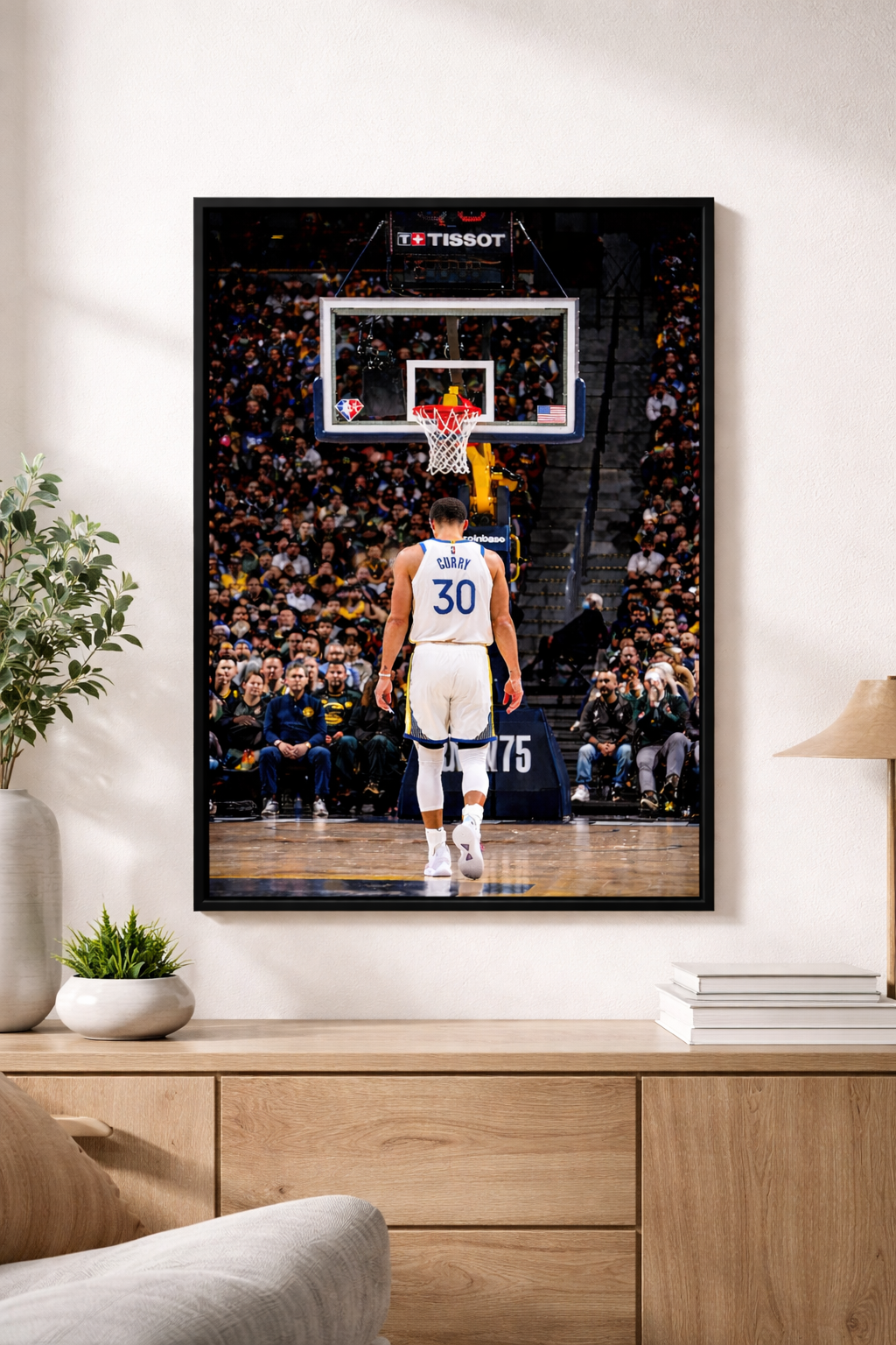 Stephen Curry – Poster Encadré Premium