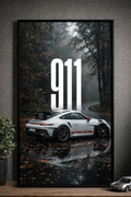 Porsche 911 GT3 RS – Poster Encadré Premium