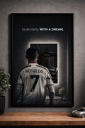 Dream & Discipline – Poster Encadré Premium