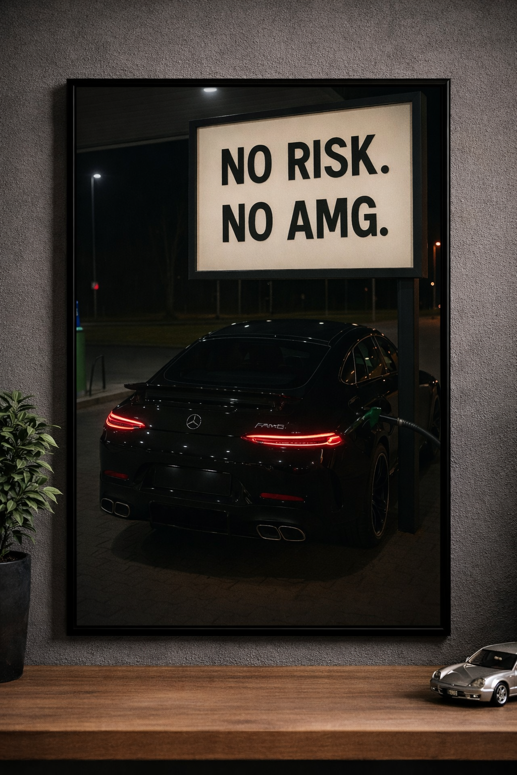 No Risk No AMG – Poster Encadré Premium