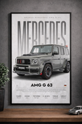 Brabus G63 – Mercedes AMG Poster Encadré Premium