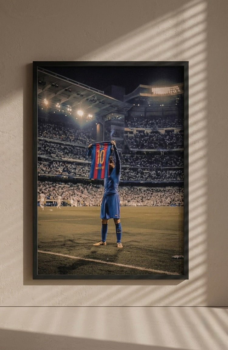 Football Icon – Poster Encadré Premium