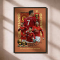 Cristiano Ronaldo Wall Art Poster | Football Legend CR7 Print