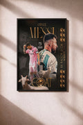 Lionel Messi Wall Art Poster | GOAT Football Legend Print