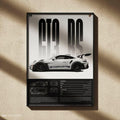 Porsche 911 GT3 RS Blueprint Wall Art Poster | Performance Car Print