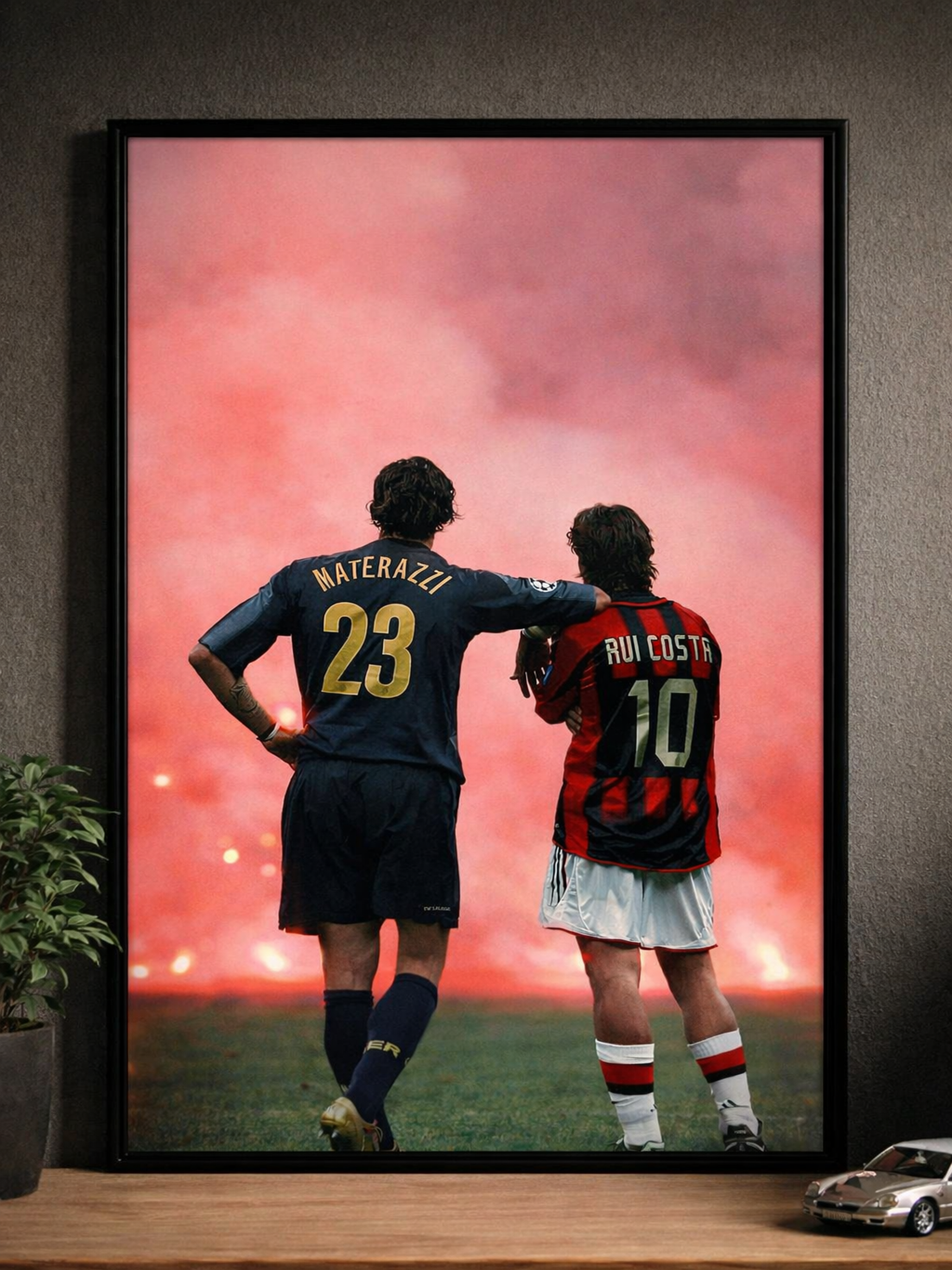 Football Legends – Poster Encadré Premium
